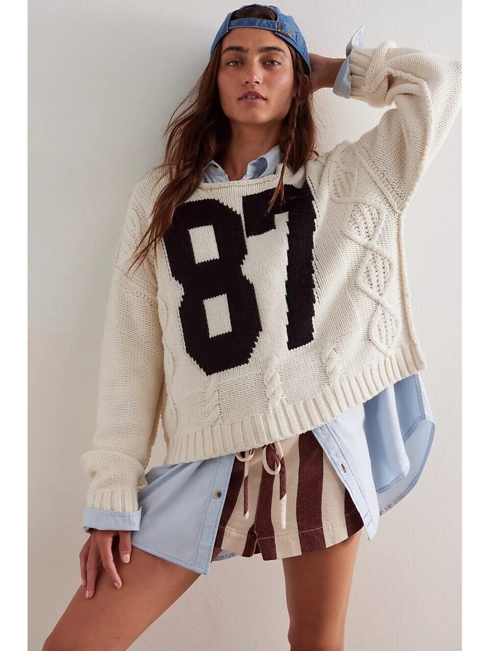 New Free People We The Free 87 Pullover Size S